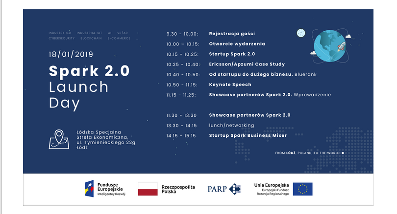 15.01.2019 Inauguracja park 2.0 Lauch Day 2019 Łódź